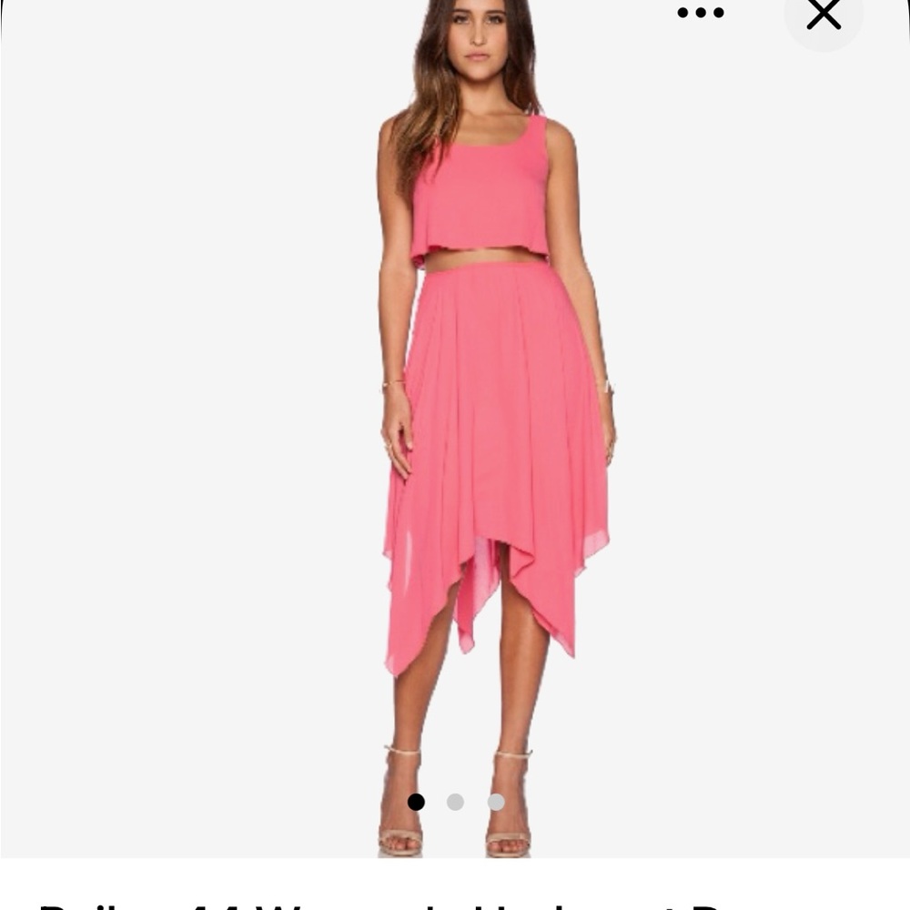 Bailey 44 Undercut Dress Rose Pink Sz XS